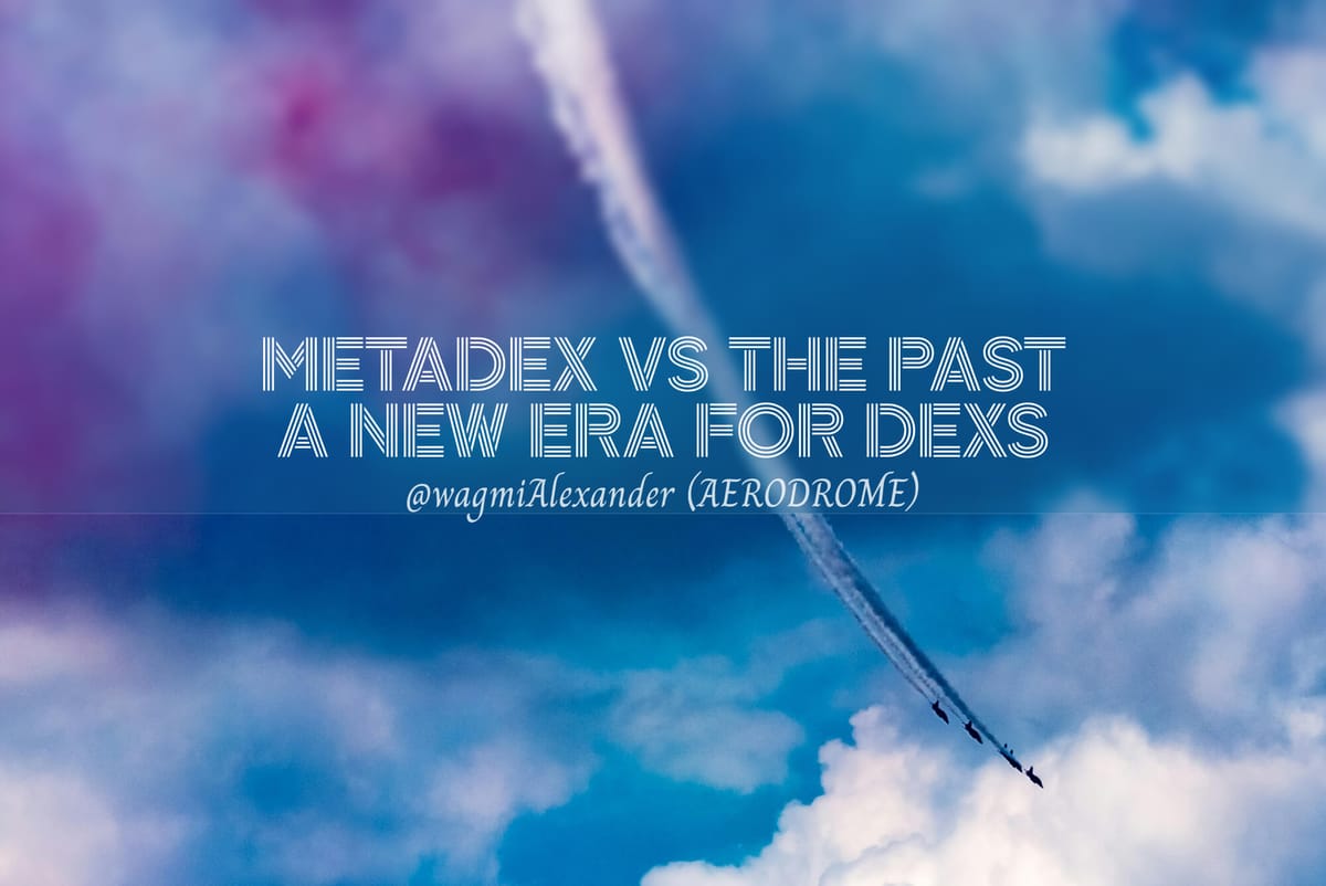 [X和訳] MetaDEX vs 従来DEX：進化するトークンと新しいインセンティブ設計