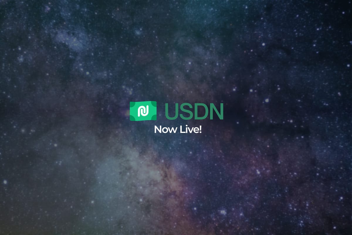 利回り付きステーブルコイン、Noble Dollar (USDN) がついに登場!