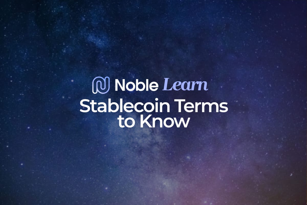 ステーブルコイン入門：知っておきたい15の基本用語