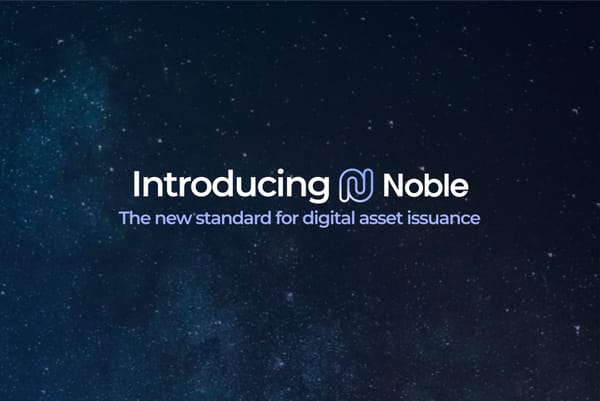 Noble：Cosmosにおけるネイティブ資産発行の新拠点