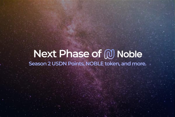 Noble USDNポイント：NOBLEトークンとシーズン2