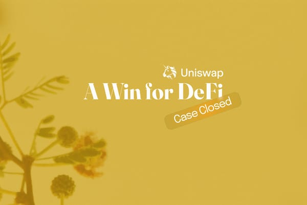 DeFiの勝利。SECがUniswap Labsの調査を終了