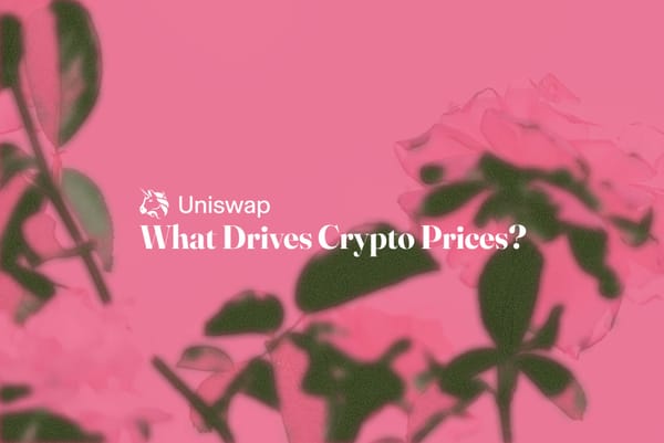 Uniswapによるクリプト資産価格の変動要因に関する新しいリサーチ